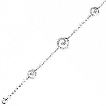 Bracelet argent oxydes Phebus - 70300076