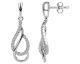 Boucles d'oreilles pendants argent oxydes Phebus - 70400156