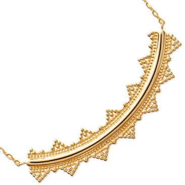 Collier plaqué or Stepec - EIBUJUOU