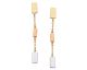 Boucles d'oreilles pendants or Stepec - aXTEBT
