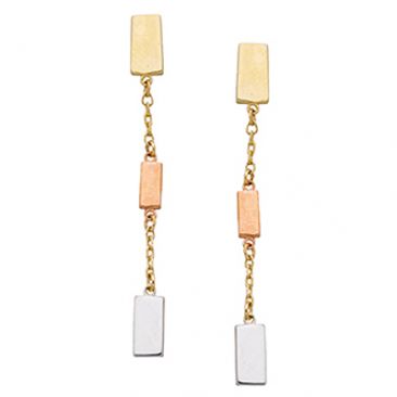 Boucles d'oreilles pendants or Stepec - aXTEBT