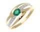 Bague or emeraude(s) et diamant(s) Stepec - xrlPBOj em oj