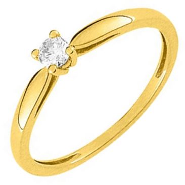 Bague or et diamant - QT012JB4