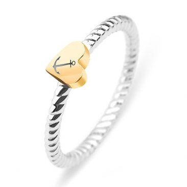 Bague acier acier doré Paul Hewitt PH-FR-HRO-SG PH-FR-HRO-SG