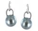 Boucles d'oreilles pendants perles de Tahiti or Stepec - oBOOSt-g