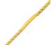 Bracelet gourmette identité plaqué or - 104095.00