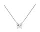 Collier or oxyde de zirconium serti griffes - 59YA468GZ