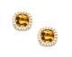 Boucles d'oreilles boutons plaqué or Stepec - IUUIOEP