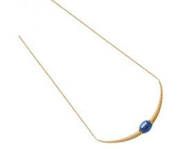Collier plaqué or empierré Stepec - ESJPXPOU