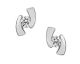 Boucles d'oreilles boutons or oxydes - 29SE21GZ