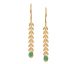 Boucles d'oreilles pendants plaqué or Stepec - IUUUXUP