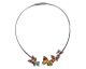 Collier torque argent oxydes Una Storia - CL121184