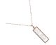 Collier plaqué or et white mop Bronzallure - WSBZ01384.WM