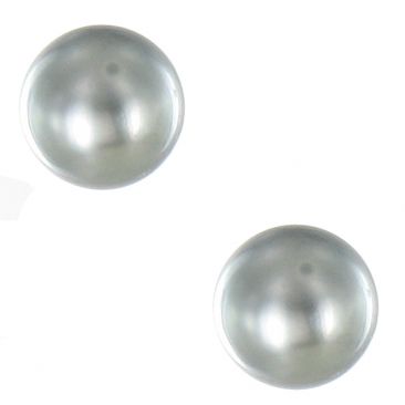 Boucles d'oreilles boutons perles de Tahiti or Stepec - baEPt-j