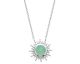 Collier argent aventurine Stepec - TSJBOIOU