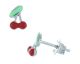 Boucles d'oreilles boutons argent Stepec - cIUOB