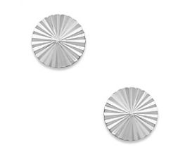 Boucles d'oreilles boutons argent Stepec - SUUSEPP