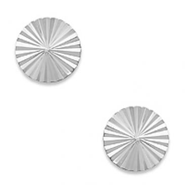 Boucles d'oreilles boutons argent Stepec - SUUSEPP