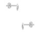 Boucles d'oreilles boutons argent Stepec - SUUSEPP
