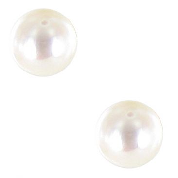 Boucles d'oreilles boutons perles d'eau douce or Stepec - bbEPF-j