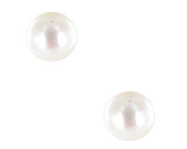 Boucles d'oreilles boutons perles d'eau douce or Stepec - bbTPF-j