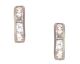 Boucles d'oreilles créoles or et oxydes Stepec - aPUX