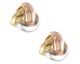 Boucles d'oreilles boutons or Stepec - aTXBBS