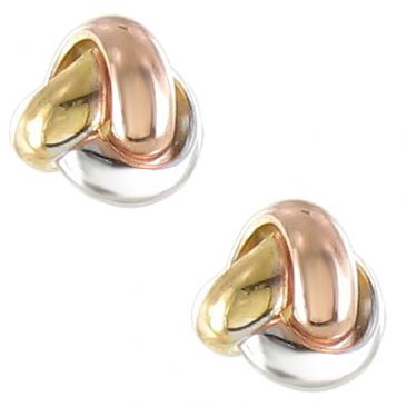 Boucles d'oreilles boutons or Stepec - aTXBBS