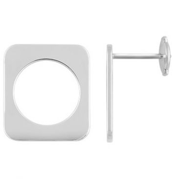 Boucles d'oreilles boutons argent Guy Laroche - G35003.01