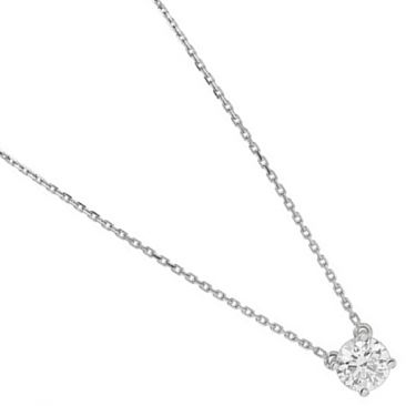 Collier or blanc & diamant synthétique Diamanti - DS3003.21
