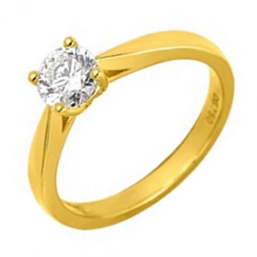 Bague solitaire or & diamant synthétique Diamanti - DS1003.20