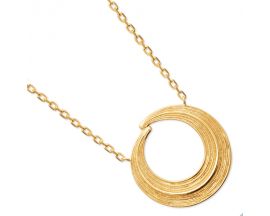 Collier plaqué or empierré Stepec - EIBXEPOU