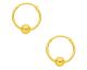Boucles d'oreilles créoles or Stepec - JBUUPP