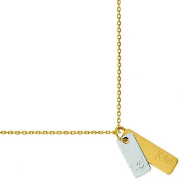 Collier or Toi et Moi Stepec - aIIOBE