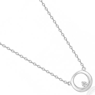 Collier argent Diamant Phebus - 70700299-D