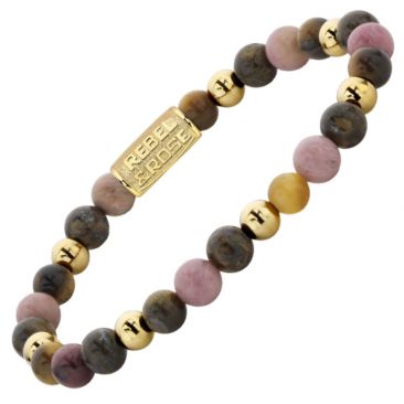 Bracelet perles Rebel & Rose Winter Glow II 6 mm - RR-60060-G 