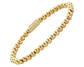 Bracelet perles Rebel & Rose Yellow Gold Only 4 mm - RR-40038-G