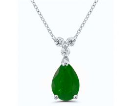 Collier or emeraude & diamant(s) Stepec - NOJBSpUxJt em og