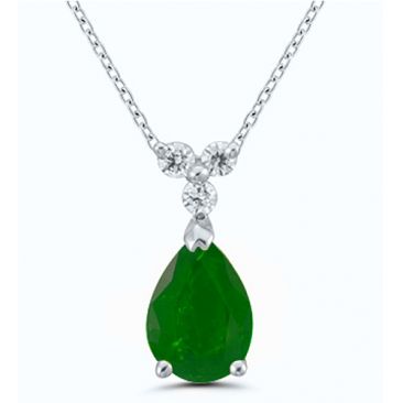 Collier or emeraude & diamant(s) Stepec - NOJBSpUxJt em og