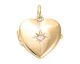 Pendentif cassolette plaqué or oxyde coeur Stepec - 3260243
