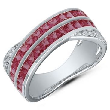 Bague or rubis & diamant(s) Stepec - AHRL2206G RU OG