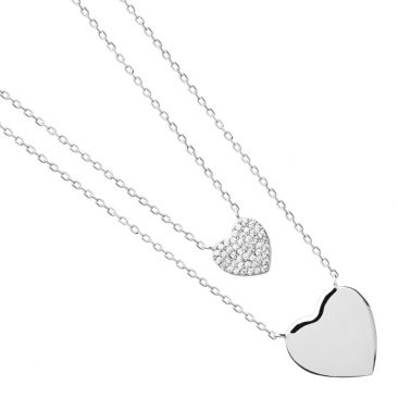 Collier argent et oxydes Stepec - TSJIUIOU