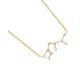 Collier plaqué or et oxydes sagittaire Stepec - ESJBTJOU
