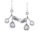Boucles d'oreilles pendants plaqué argent Nina Ricci - 70121791608000