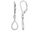 Boucles d'oreilles pendants argent oxydes - 70400363