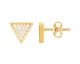 Boucles d'oreilles boutons plaqué or oxydes Phebus - 76400053