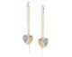 Boucles d'oreilles pendants or diamant(s) Stepec - MPO30463-03
