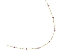 Collier or saphirs roses Stepec - MCS30748-45