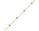 Bracelet or saphirs roses Stepec - MBS30854-31
