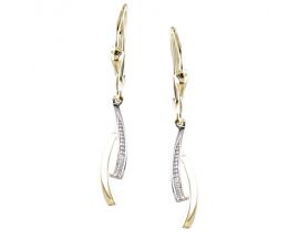Boucles d'oreilles pendants or & diamant(s) Stepec - MPO27537-01